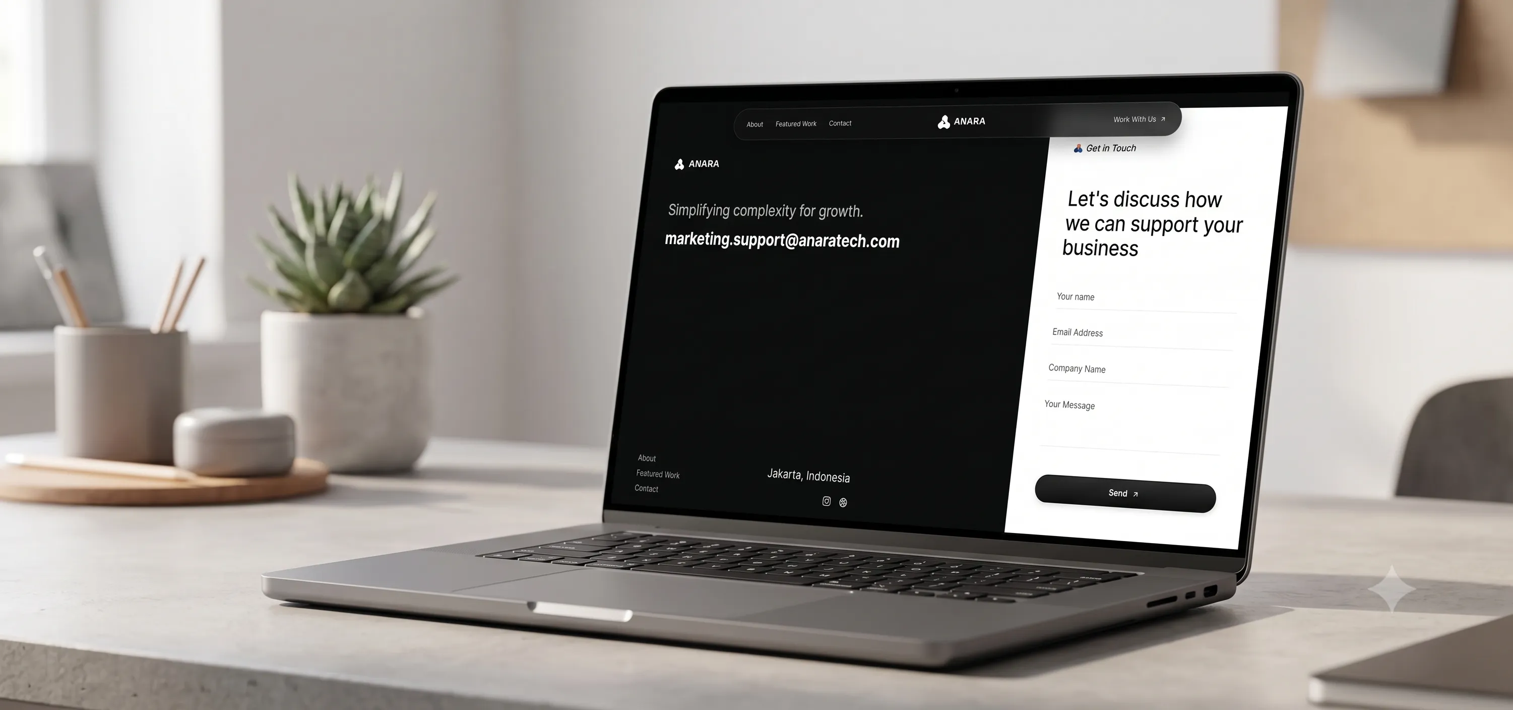 Anara Corporate Company Profile & Web System - screenshot 3
