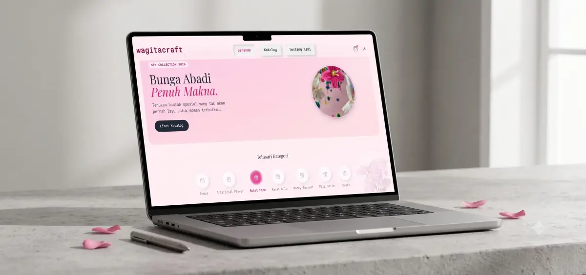Premium Florist E-Commerce (Kagita Craft) - screenshot 3